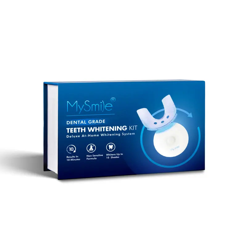 Mysmile Original Teeth Whitening Kit with 5X LED Light W/ 18% CP Summer Sale(Result May Vary)