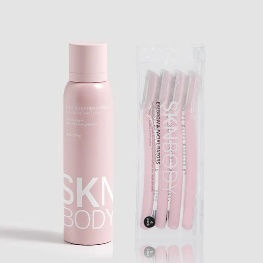 SKNBODY Hair Identifier Spray and Dermaplaner Set