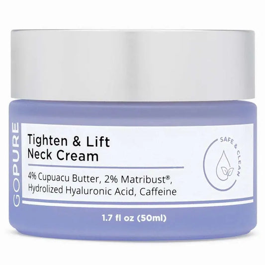 GOPURE Neck Cream - Tighten & Lift Firming Neck Cream for Crepey Skin