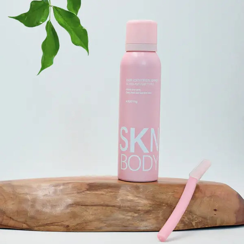 SKNBODY Hair Identifier Spray and Dermaplaner Set